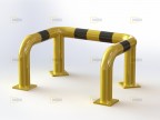 Threeside arched barrier - OPC01