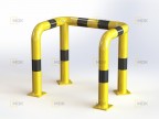 Threeside arched barrier - QPC02