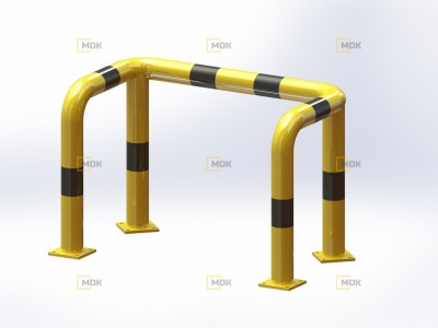 Obloukový nárazník třístranný - QPC04