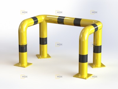 Obloukový nárazník třístranný - QPC05