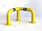 Corner arched barrier - OPL01