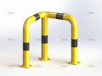 Corner arched barrier - OPL02