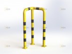 Corner arched barrier - OPL06