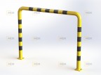 Straight arched barrier - OPP19