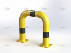 Straight arched barrier - DP OPP20