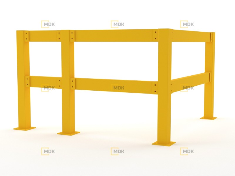 Rohový ocelový sloupek - DPK 110R