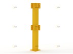 Rohový ocelový sloupek - DPK 110R