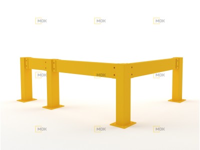 Rohový ocelový sloupek - DPK 50R